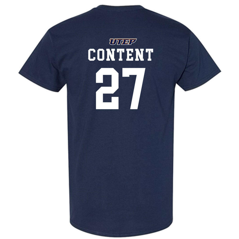 UTEP - NCAA Football : Justin Content - Classic Shersey T-Shirt