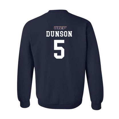 UTEP - NCAA Football : Tray Dunson - Classic Shersey Crewneck Sweatshirt