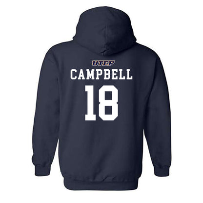 UTEP - NCAA Football : Rafeald Campbell - Classic Shersey Hooded Sweatshirt