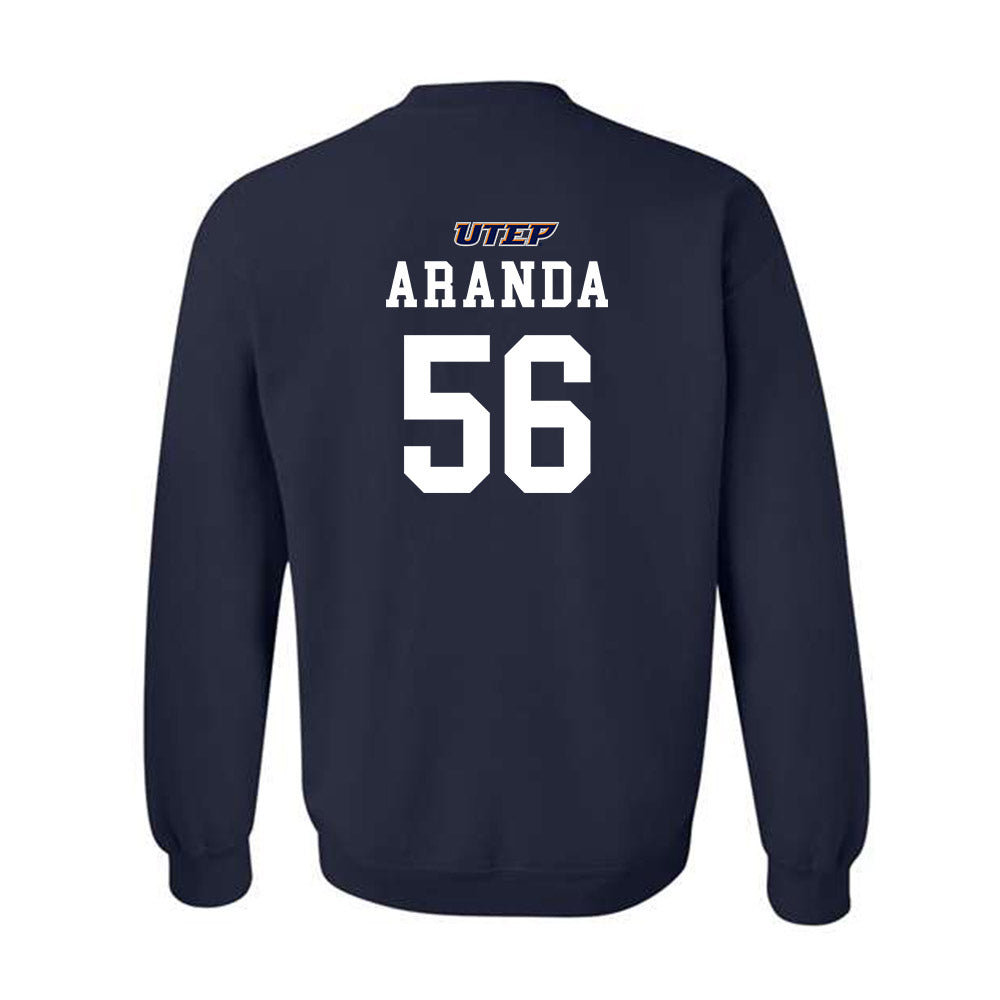 UTEP - NCAA Football : Luis Carlos Aranda - Crewneck Sweatshirt