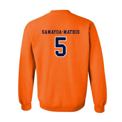 UTEP - NCAA Women's Basketball : Heaven Samayoa-Mathis - Crewneck Sweatshirt-1