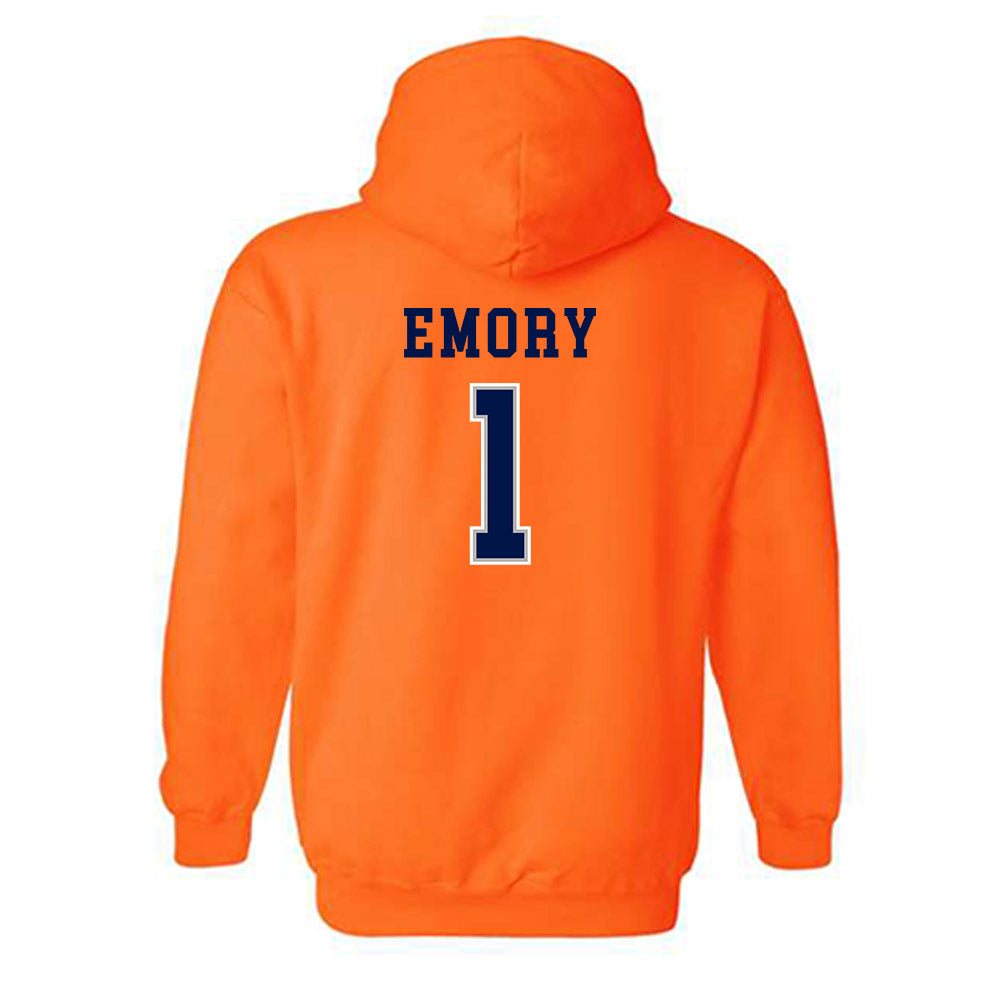 UTEP - NCAA Football : Ashten Emory - Hooded Sweatshirt-1