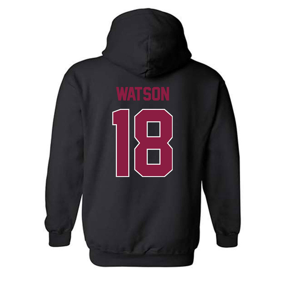 Virginia Tech - NCAA Football : William Watson - Sports Shersey Hooded Sweatshirt-1