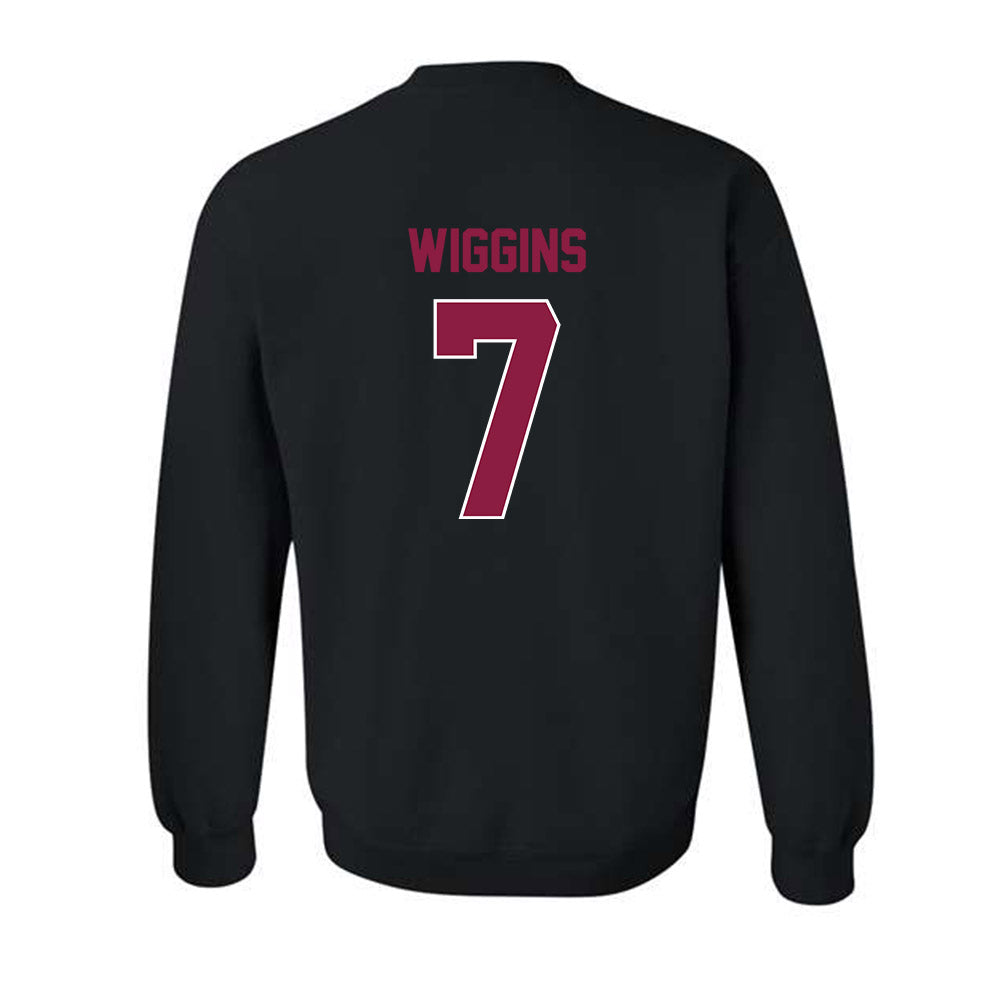 Virginia Tech - NCAA Football : Chanz Wiggins - Sports Shersey Crewneck Sweatshirt