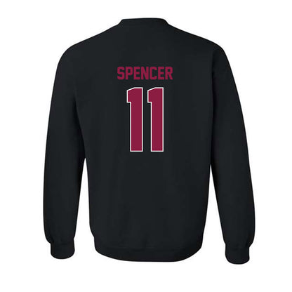 Virginia Tech - NCAA Football : Isaiah Spencer - Sports Shersey Crewneck Sweatshirt-1