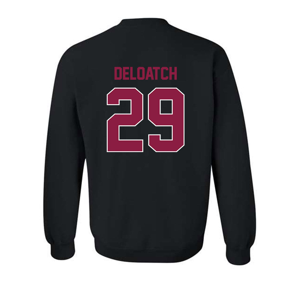 Virginia Tech - NCAA Football : Jahmari DeLoatch - Sports Shersey Crewneck Sweatshirt-1
