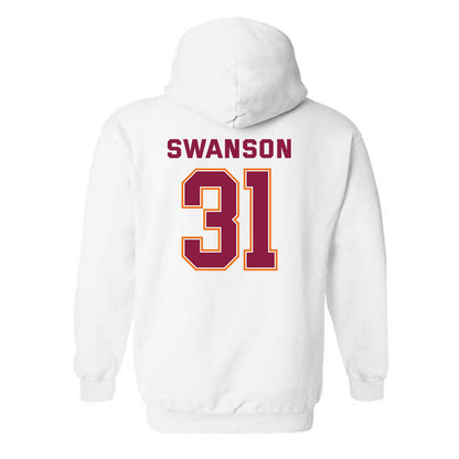 Virginia Tech - NCAA Women's Basketball : Sophie Swanson - Sports Shersey Hooded Sweatshirt-1