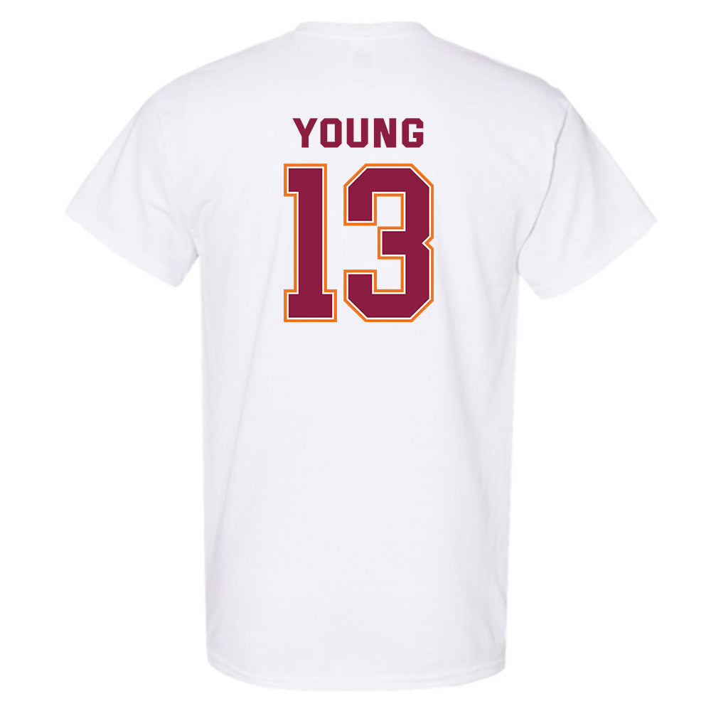 Virginia Tech - NCAA Men's Basketball : Jaydon Young - Sports Shersey T-Shirt