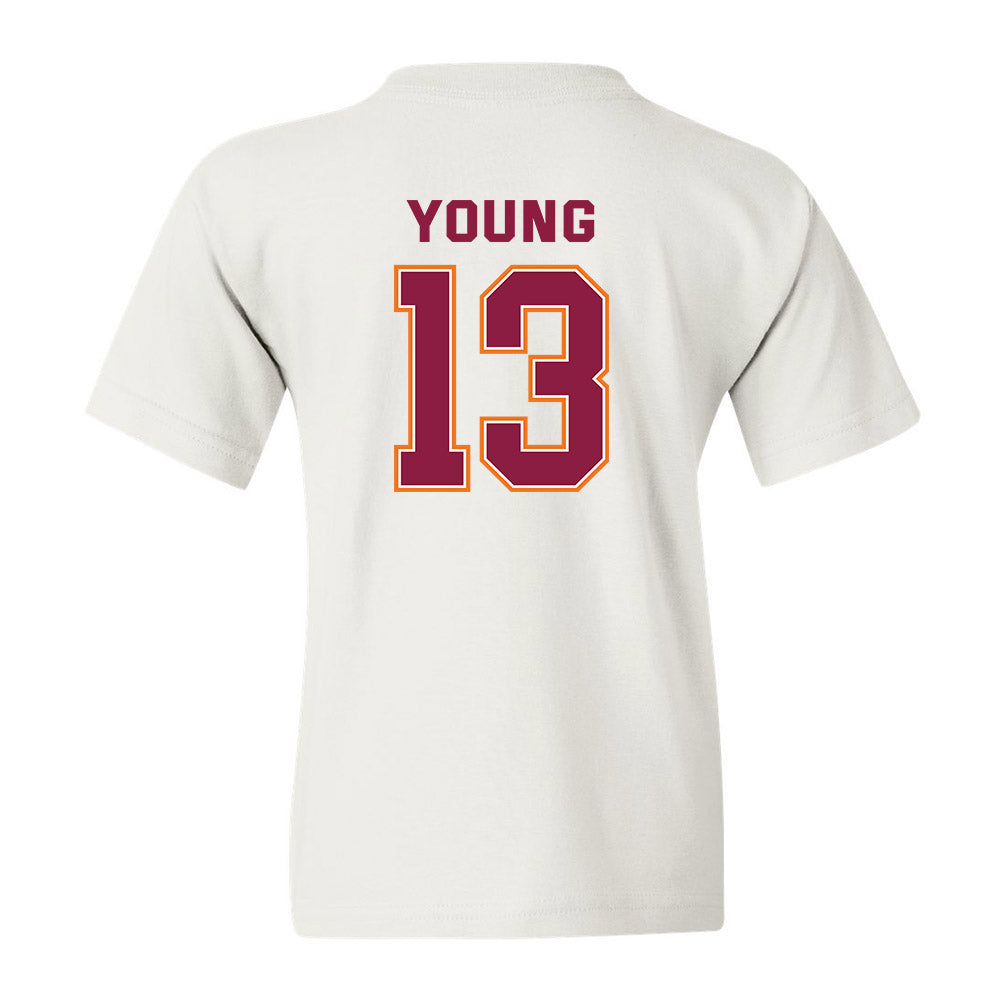 Virginia Tech - NCAA Men's Basketball : Jaydon Young - Sports Shersey Youth T-Shirt