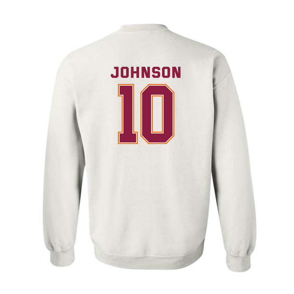 Virginia Tech - NCAA Men's Basketball : Tyler Johnson - Sports Shersey Crewneck Sweatshirt-1