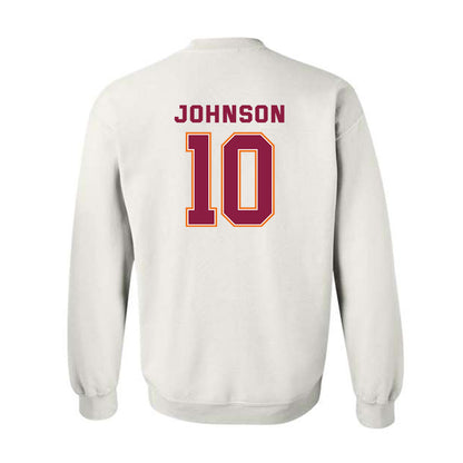 Virginia Tech - NCAA Men's Basketball : Tyler Johnson - Sports Shersey Crewneck Sweatshirt-1