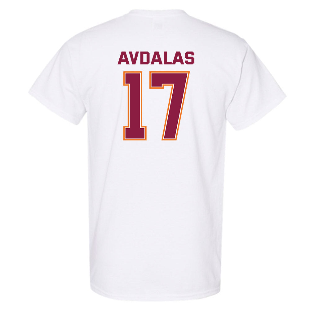 Virginia Tech - NCAA Men's Basketball : Neoklis Avdalas - Sports Shersey T-Shirt-1