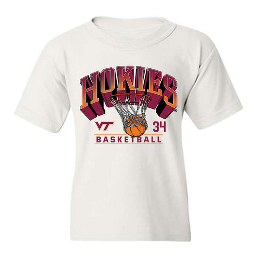 Virginia Tech - NCAA Women's Basketball : Kayl Petersen - Sports Shersey Youth T-Shirt-0