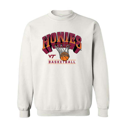 Virginia Tech - NCAA Men's Basketball : Connor Servan - Sports Shersey Crewneck Sweatshirt