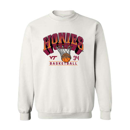 Virginia Tech - NCAA Women's Basketball : Kayl Petersen - Sports Shersey Crewneck Sweatshirt-0
