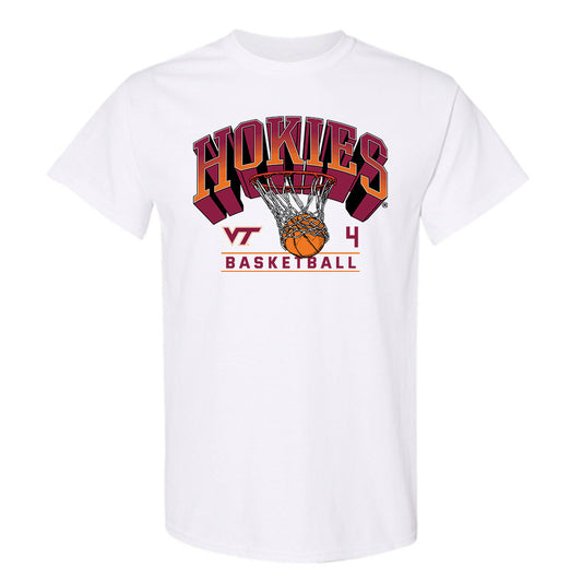 Virginia Tech - NCAA Men's Basketball : Izaiah Pasha - Sports Shersey T-Shirt-0