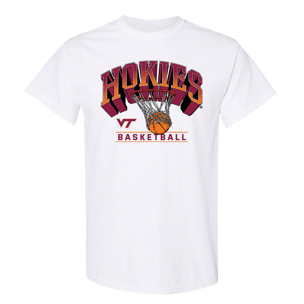 Virginia Tech - NCAA Men's Basketball : Connor Servan - Sports Shersey T-Shirt