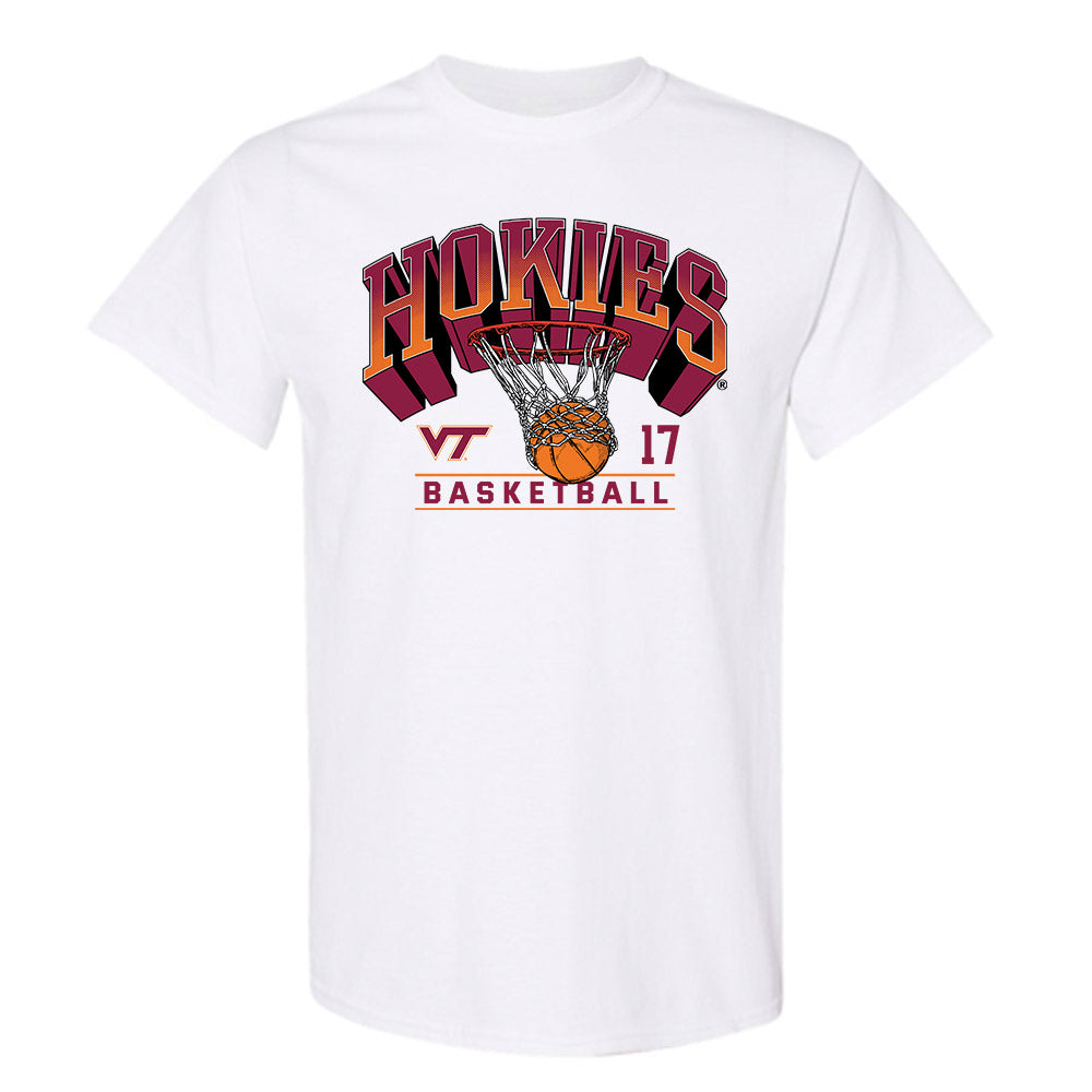 Virginia Tech - NCAA Men's Basketball : Neoklis Avdalas - Sports Shersey T-Shirt-0