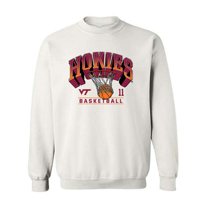 Virginia Tech - NCAA Women's Basketball : Spela Brecelj - Sports Shersey Crewneck Sweatshirt-0