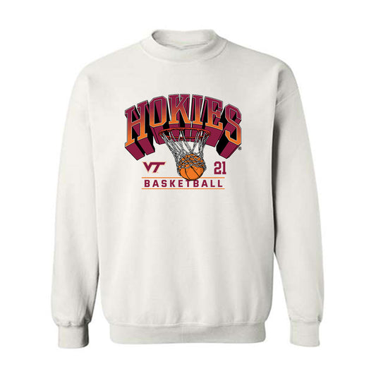 Virginia Tech - NCAA Men's Basketball : Ryan Jones Jr - Sports Shersey Crewneck Sweatshirt