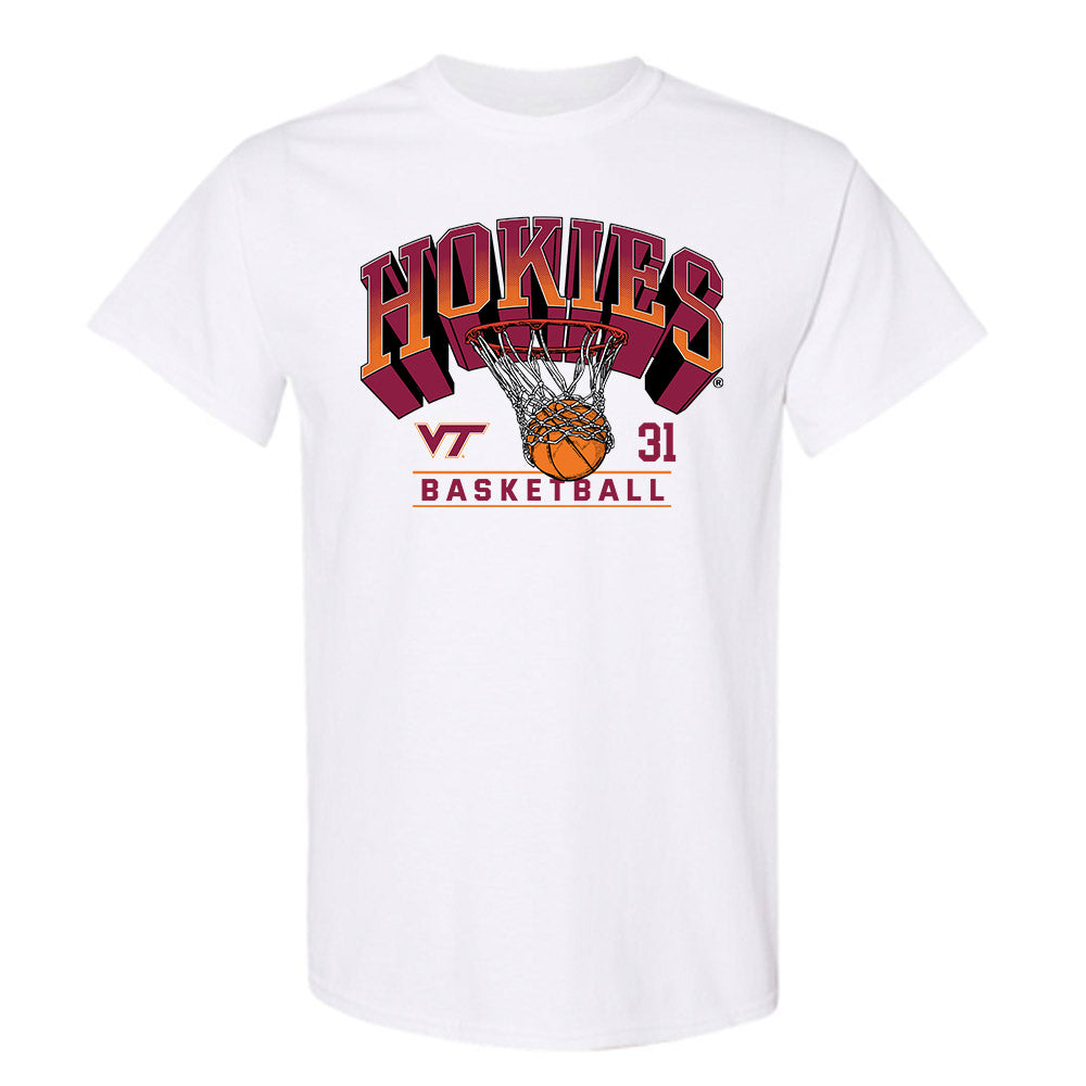 Virginia Tech - NCAA Women's Basketball : Sophie Swanson - Sports Shersey T-Shirt-0