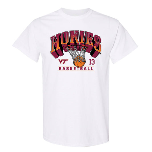 Virginia Tech - NCAA Men's Basketball : Jaydon Young - Sports Shersey T-Shirt