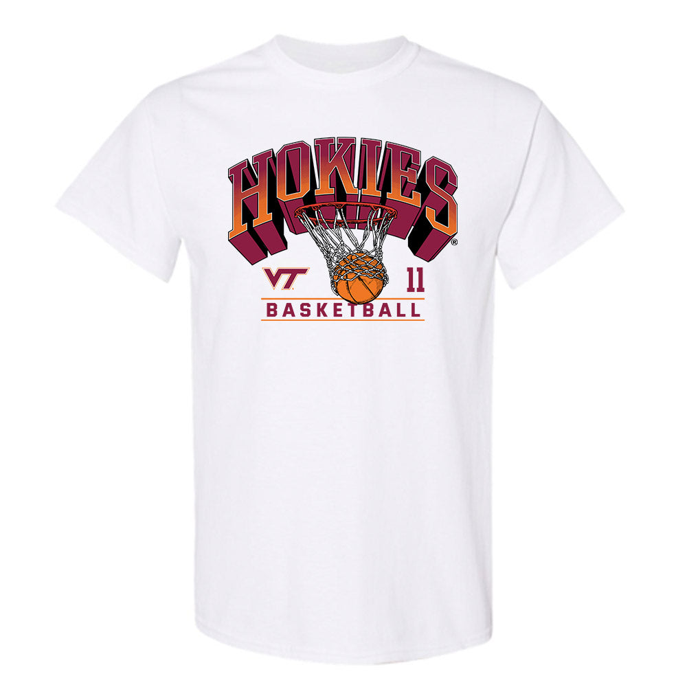 Virginia Tech - NCAA Women's Basketball : Spela Brecelj - Sports Shersey T-Shirt-0