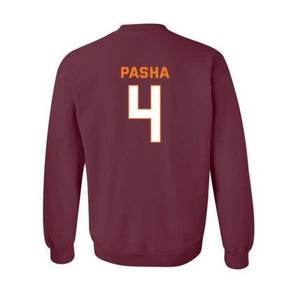 Virginia Tech - NCAA Men's Basketball : Izaiah Pasha - Sports Shersey Crewneck Sweatshirt-1