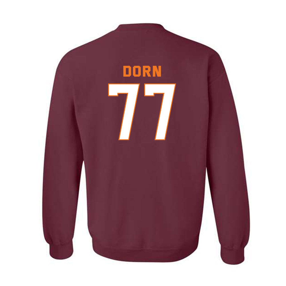 Virginia Tech - NCAA Men's Basketball : Antonio Dorn - Sports Shersey Crewneck Sweatshirt-1