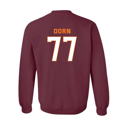 Virginia Tech - NCAA Men's Basketball : Antonio Dorn - Sports Shersey Crewneck Sweatshirt-1