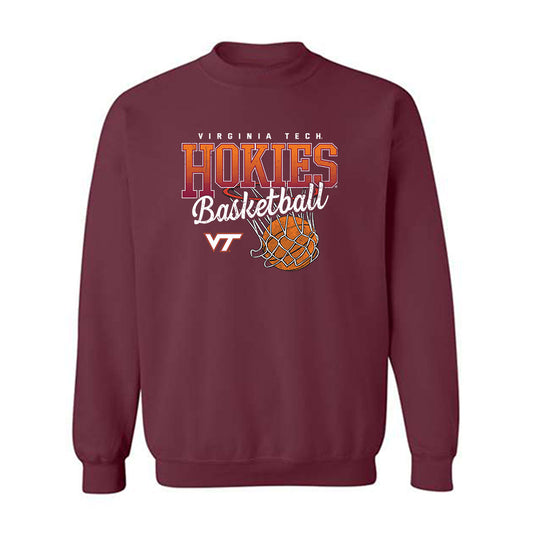 Virginia Tech - NCAA Men's Basketball : Jaydon Young - Sports Shersey Crewneck Sweatshirt