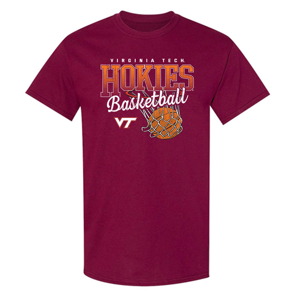 Virginia Tech - NCAA Men's Basketball : Connor Servan - Sports Shersey T-Shirt