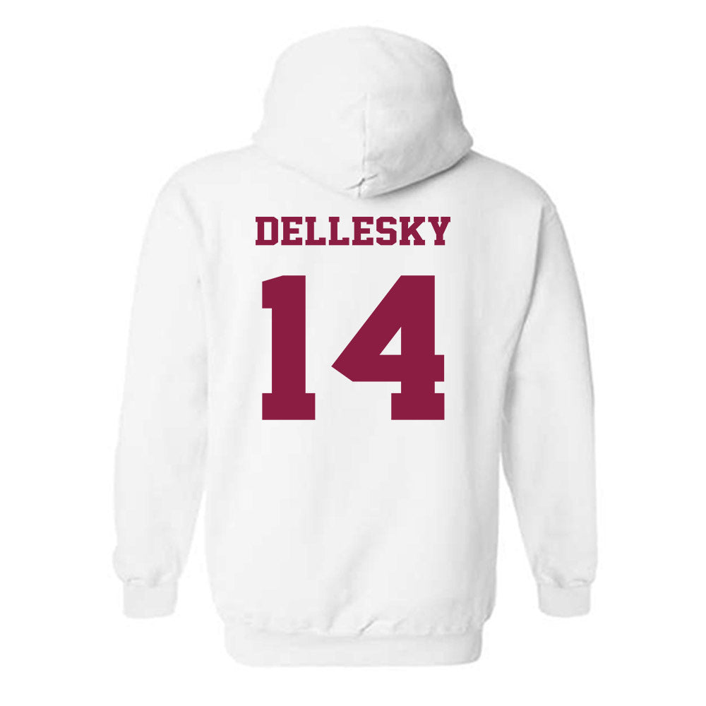 Virginia Tech - NCAA Women's Volleyball : Erica Dellesky - Sports Shersey Hooded Sweatshirt-1