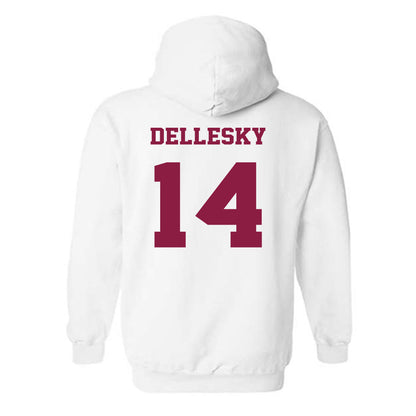 Virginia Tech - NCAA Women's Volleyball : Erica Dellesky - Sports Shersey Hooded Sweatshirt-1