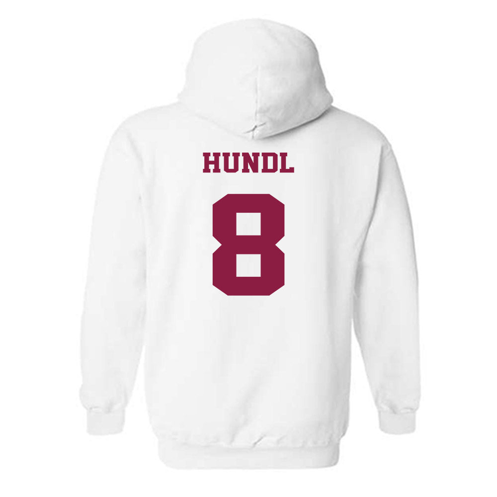 Virginia Tech - NCAA Women's Volleyball : Adeline Hundl - Sports Shersey Hooded Sweatshirt-1