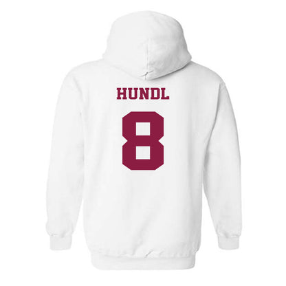 Virginia Tech - NCAA Women's Volleyball : Adeline Hundl - Sports Shersey Hooded Sweatshirt-1