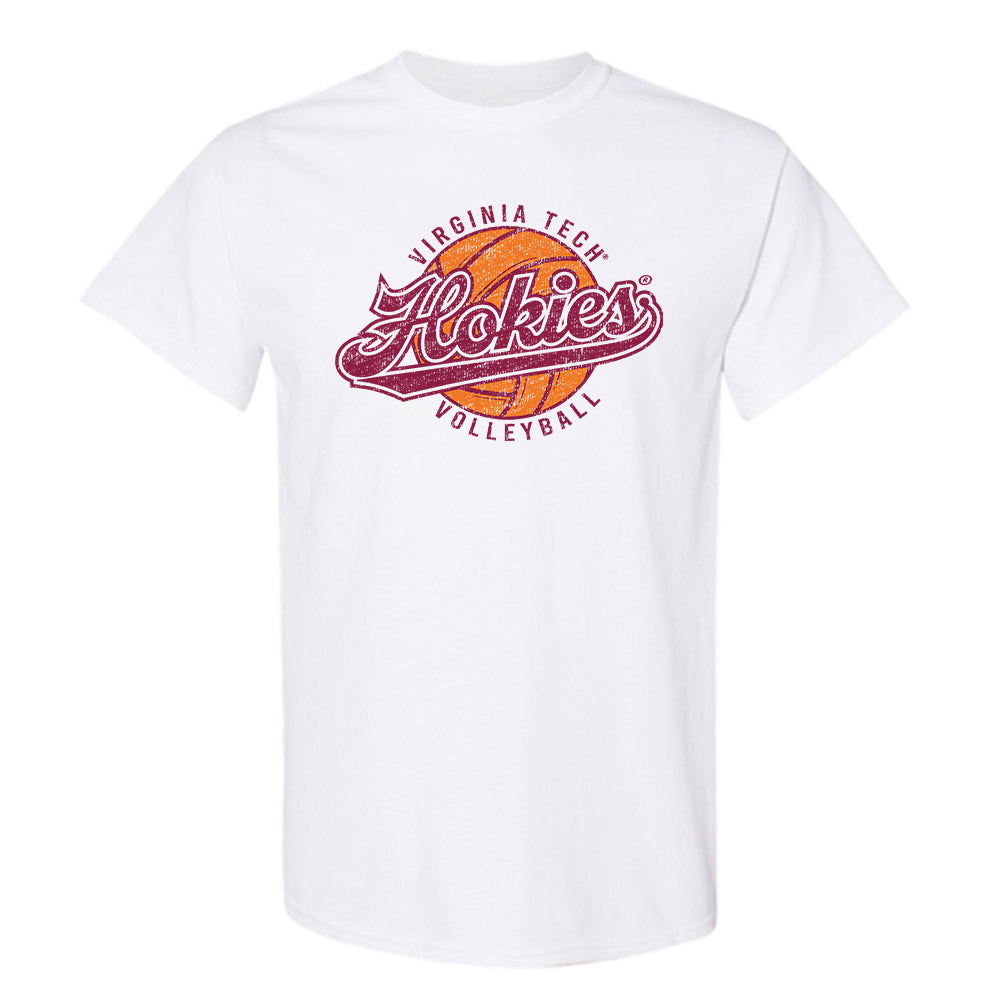 Virginia Tech - NCAA Women's Volleyball : Erica Dellesky - Sports Shersey T-Shirt-0