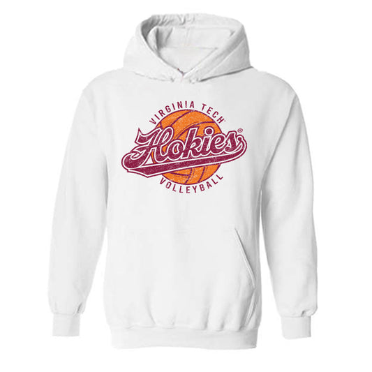 Virginia Tech - NCAA Women's Volleyball : Paloma Zubiri - Sports Shersey Hooded Sweatshirt-0
