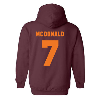 Virginia Tech - NCAA Football : Chanz Wiggins - Classic Shersey Hooded Sweatshirt