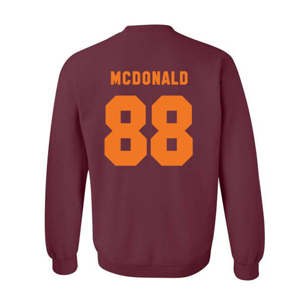 Virginia Tech - NCAA Football : Zeke Wimbush - Classic Shersey Crewneck Sweatshirt