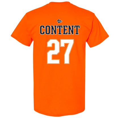 UTEP - NCAA Football : Justin Content - Sports Shersey T-Shirt