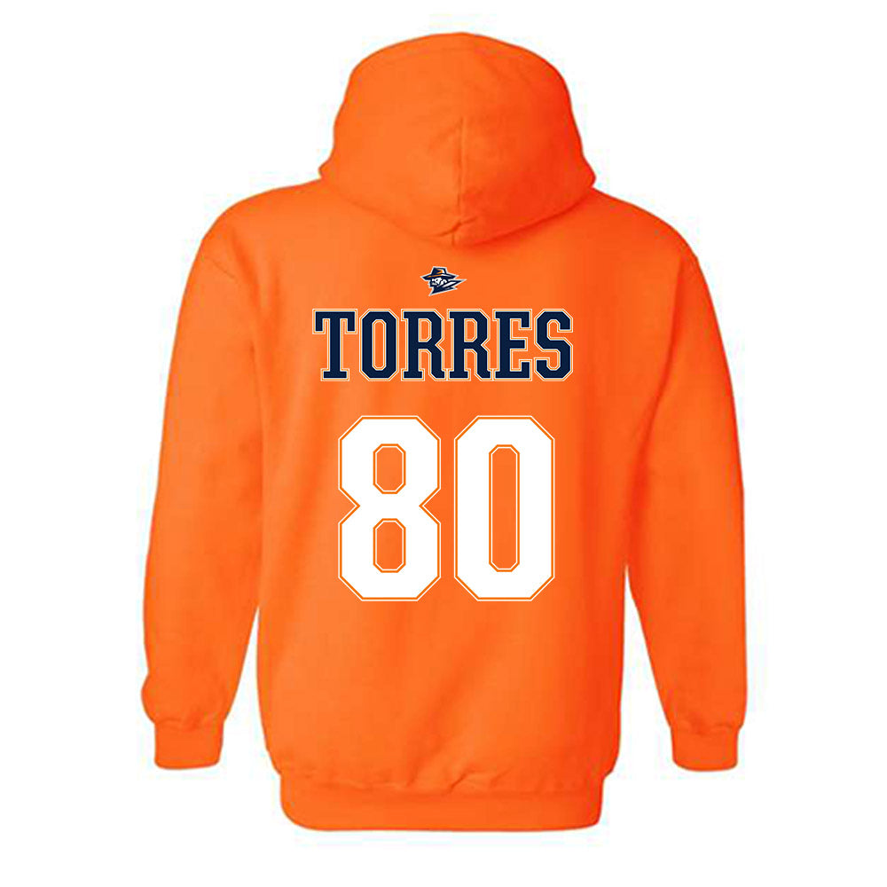 UTEP - NCAA Football : Marcus Torres - Sports Shersey Hooded Sweatshirt