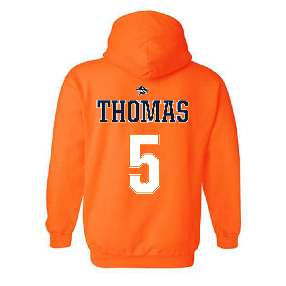 UTEP - NCAA Football : Kam Thomas - Sports Shersey Hooded Sweatshirt