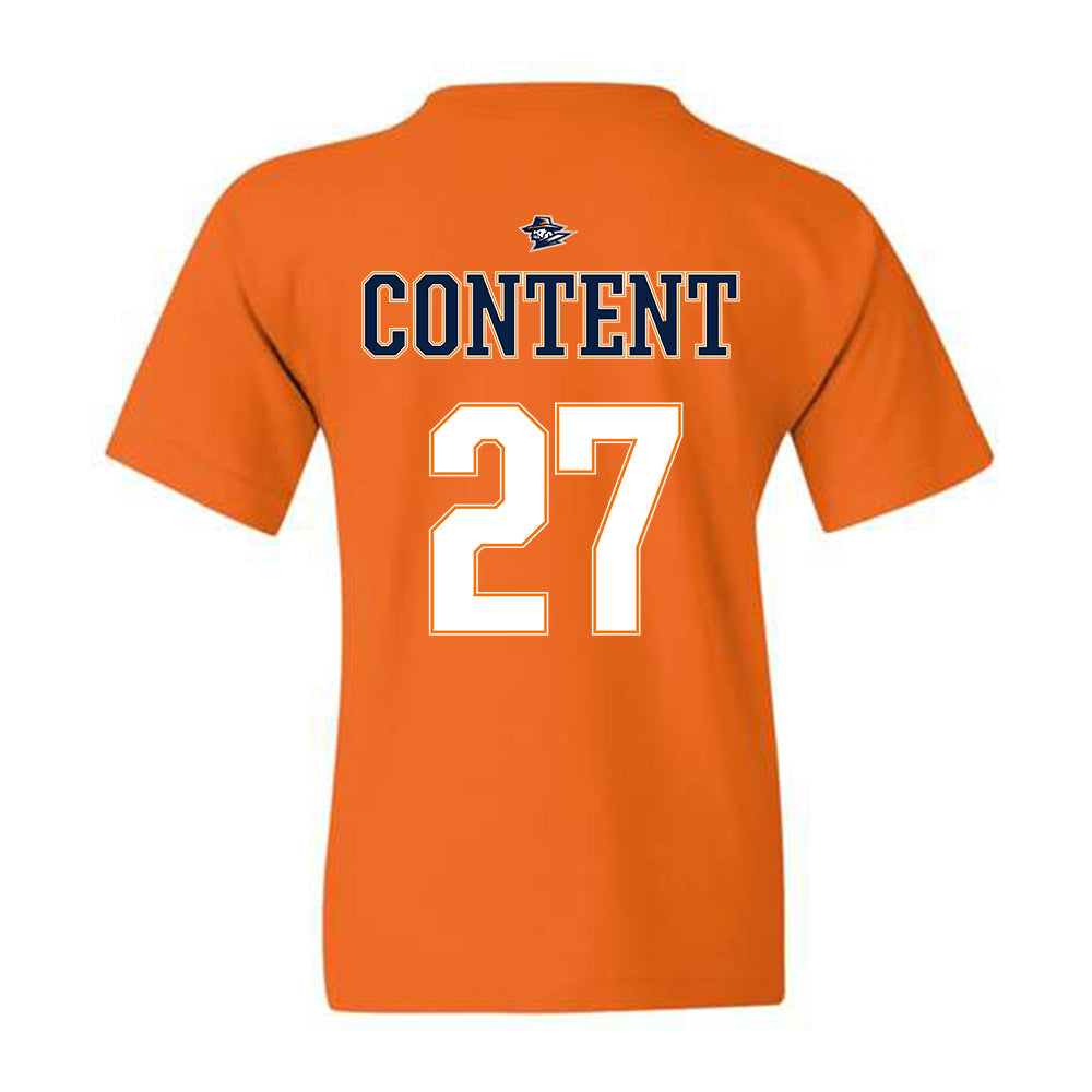 UTEP - NCAA Football : Justin Content - Sports Shersey Youth T-Shirt