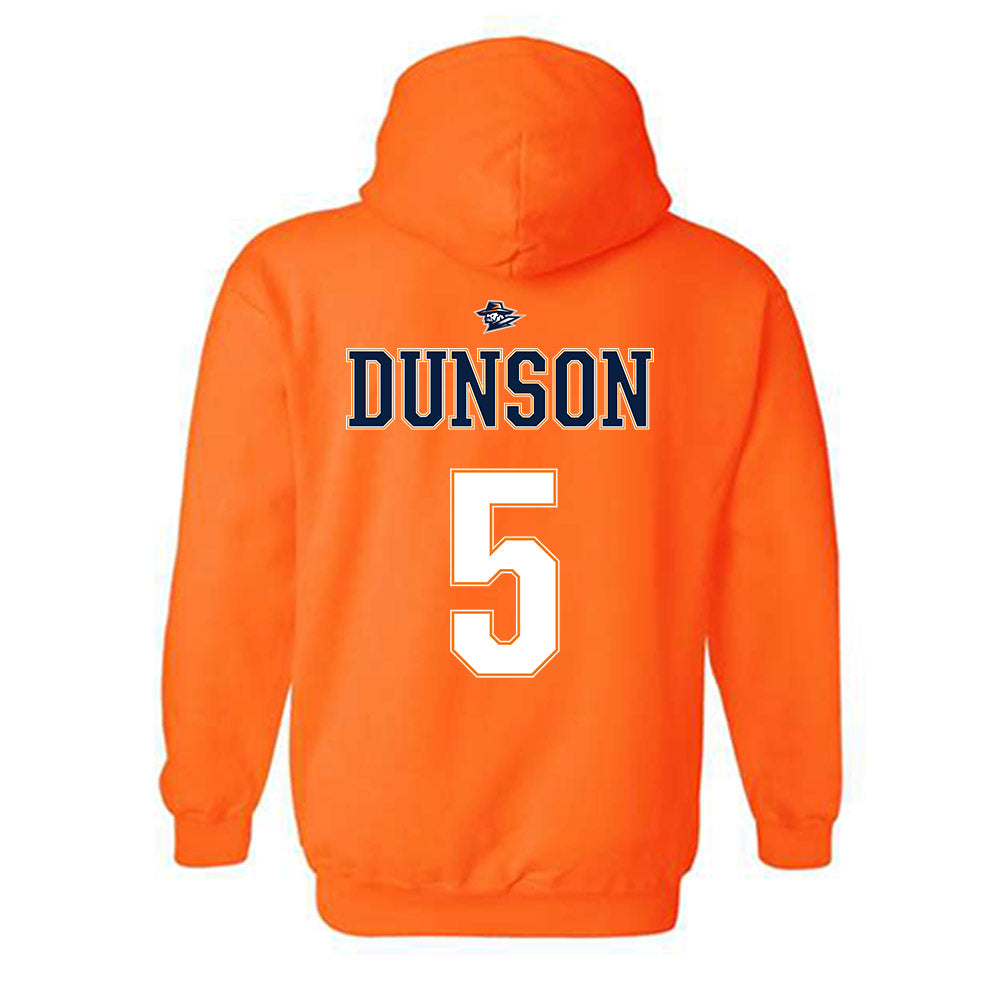 UTEP - NCAA Football : Tray Dunson - Sports Shersey Hooded Sweatshirt