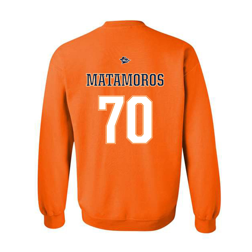 UTEP - NCAA Football : Luka Matamoros - Sports Shersey Crewneck Sweatshirt