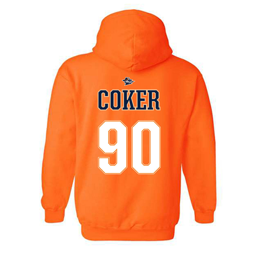 UTEP - NCAA Football : Ashton Coker - Sports Shersey Hooded Sweatshirt