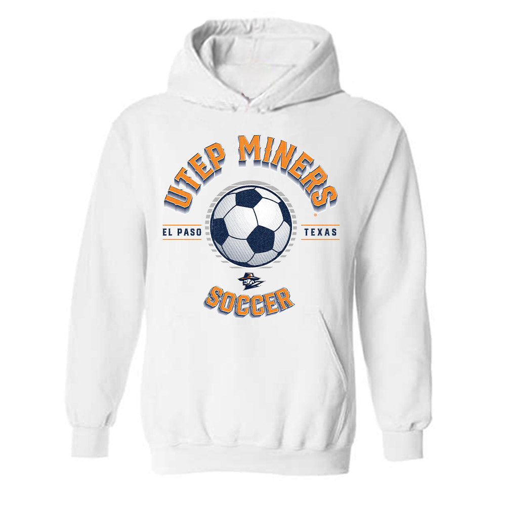 UTEP - NCAA Women's Soccer : Avery Easley - Generic Shersey Hooded Sweatshirt-0