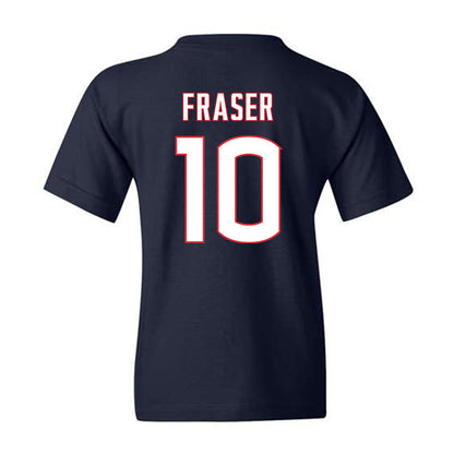 UConn - NCAA Men's Ice Hockey : Tristan Fraser - Sports Shersey Youth T-Shirt