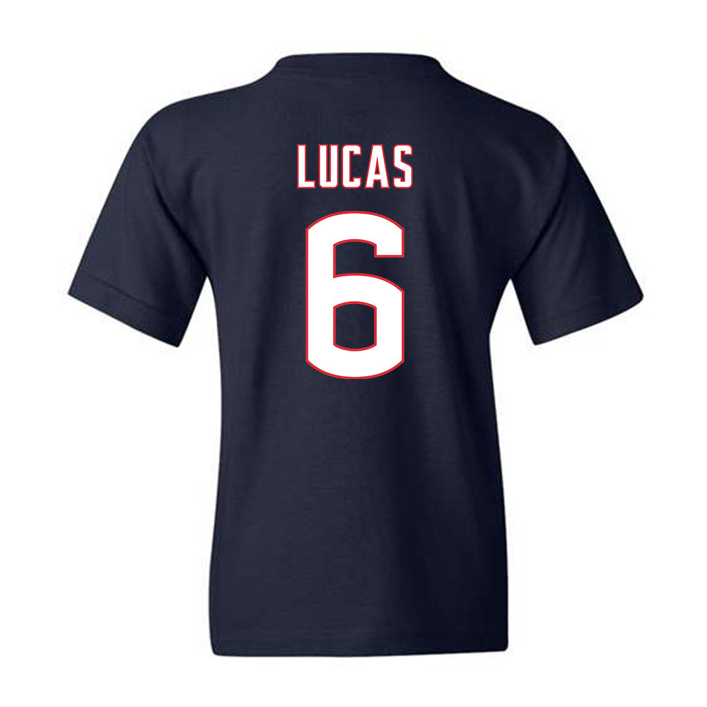 UConn - NCAA Men's Ice Hockey : Andrew Lucas - Sports Shersey Youth T-Shirt